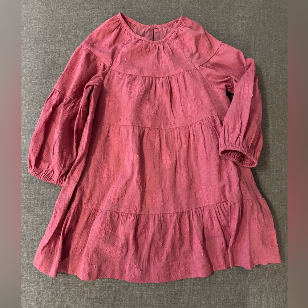 Girls dress- Zara/ 4-5/ rose pink floral/ guc